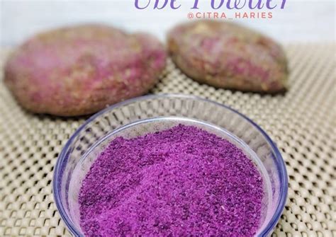 Resep Tepung Ubi Ungu